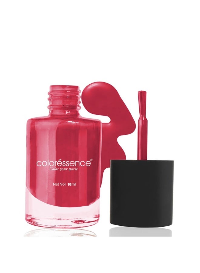 Coloressence Everyday Glam Long Lasting Nail Paint | Chip Resistant | Quick Dry | One Swipe Application | |Nikhaar-10ml - Image 3